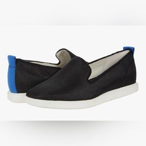 NIB New Franco Sarto Sarto Womens Boston 3 Mesh Slip On Sneakers Black 5